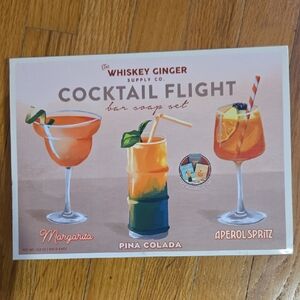 Whiskey Ginger Cocktail Flight Bar Soap Set